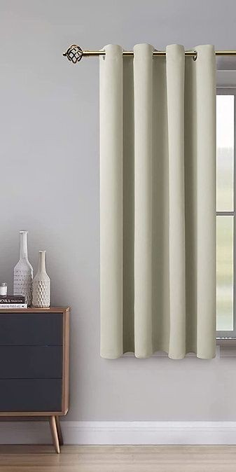 Blackout curtain, Beige, 132*160cm - cat-63