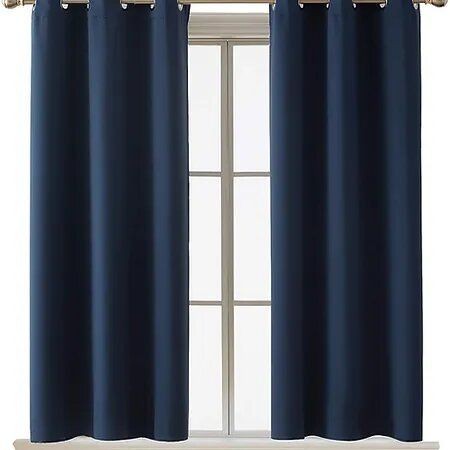 Blackout curtain, Navy Blue, 270*260cm - cat-54