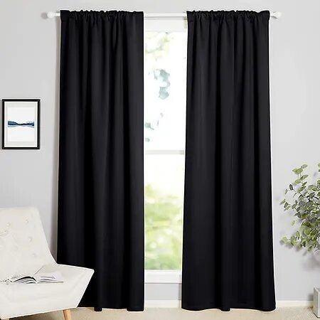 Blackout curtain, Black, 270*260cm - cat-52