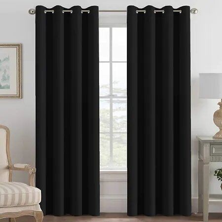 Blackout curtain, Black, 140*260cm - cat-49