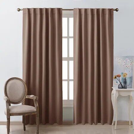 Blackout curtain, Brown, 270*260cm - cat-8