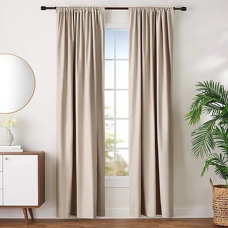 Blackout curtain, Beige, 140*260cm - cat-1