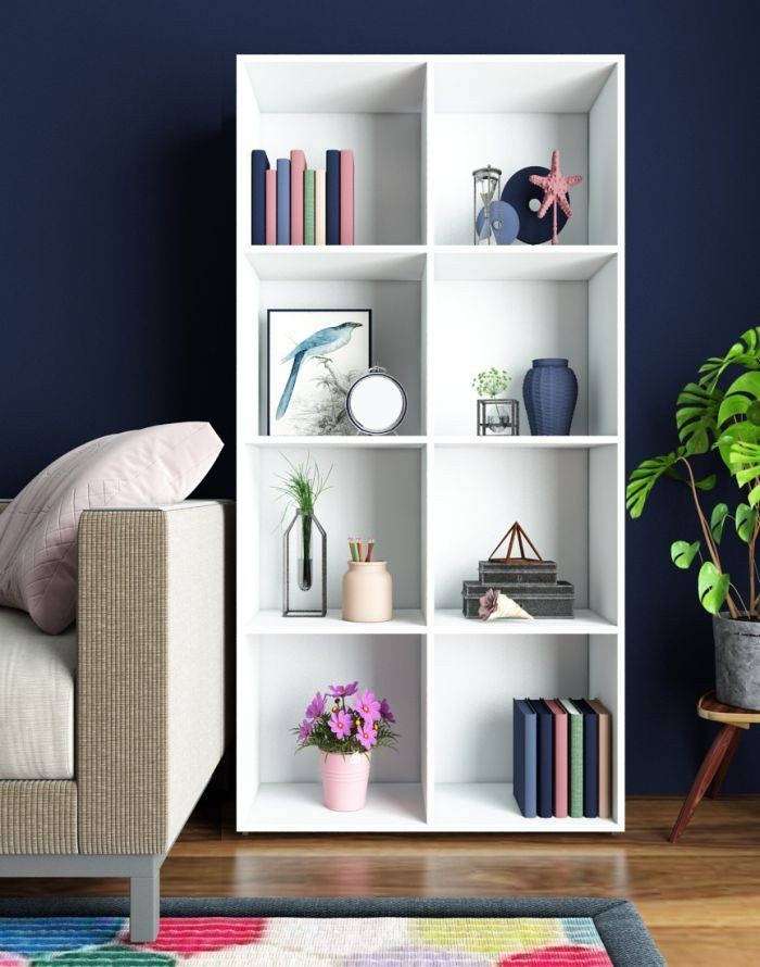 Bookcase, White - mini D15WH