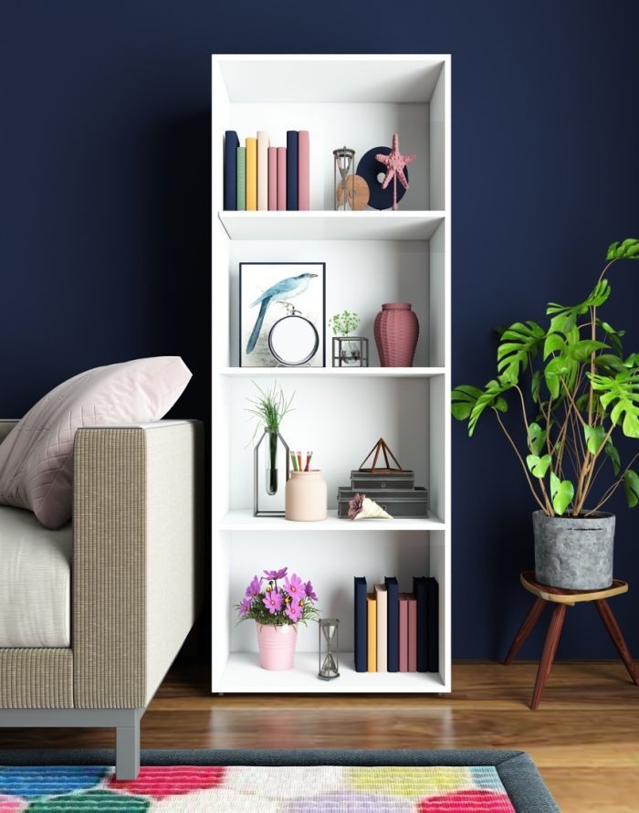 Bookcase, White - mini D214WH