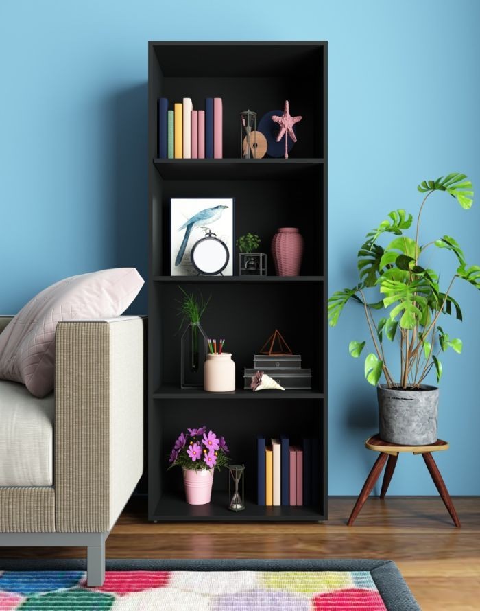 Bookcase, Black - mini D214ES