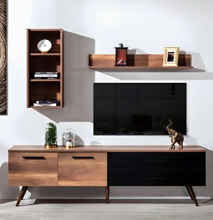 TV unit, wooden*black - TLV 69