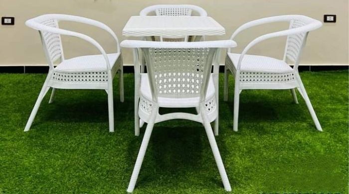 Outdoor furniture set, 4 Chairs and Table - S 42