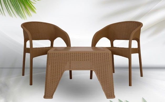 Outdoor furniture set, 2 Chairs and Table - S 14