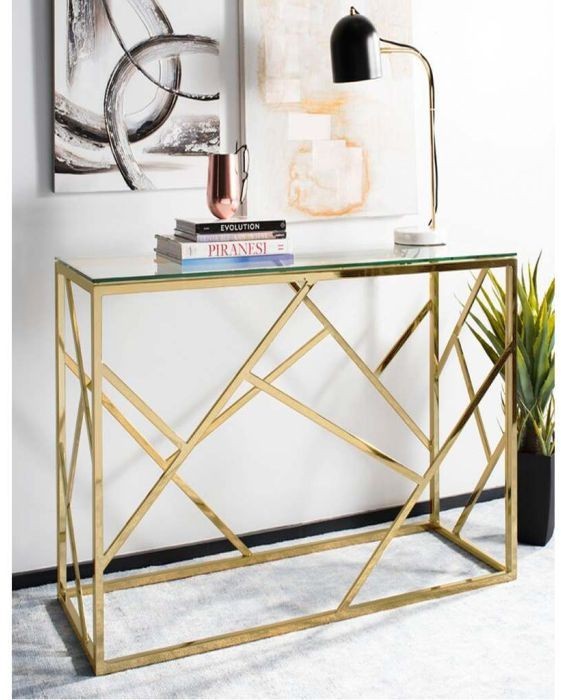 Console, Metal, Golden - S84