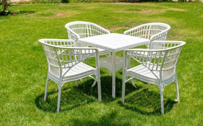 Outdoor furniture set, 4 Chairs and Table - S 30