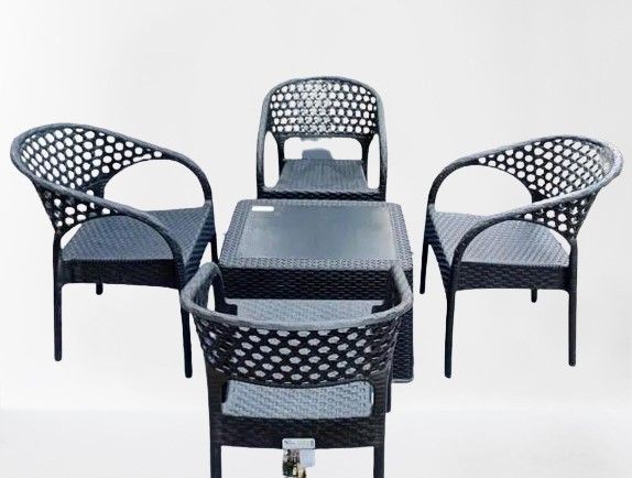 Outdoor furniture set, 4 Chairs and Table - S 28