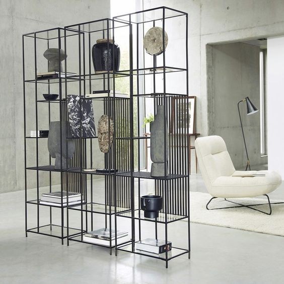 Display Unit, 3 pieces Black - SH148