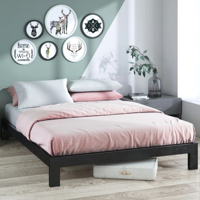 Bed, Black - S98