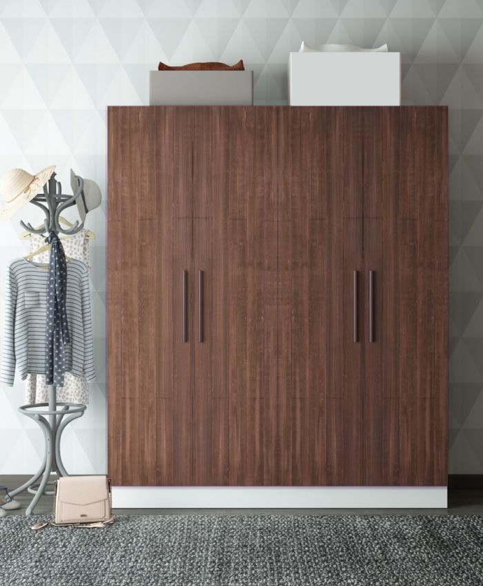 Wardrobe, White*Brown - miniW243BR