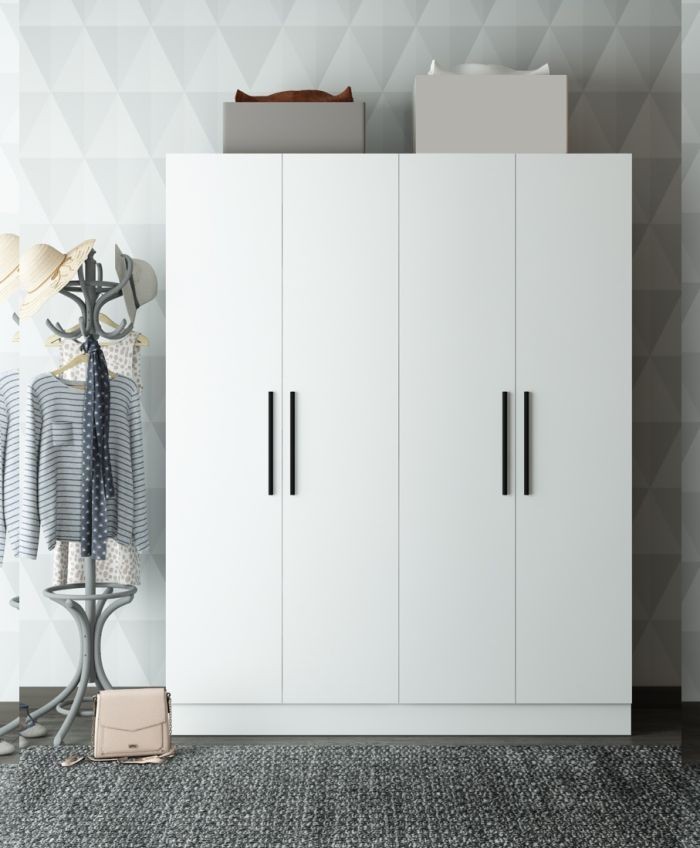 Wardrobe, White - miniW243WH