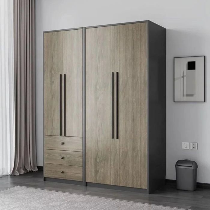 Wardrobe 150*200 cm, wooden - WOOD 072