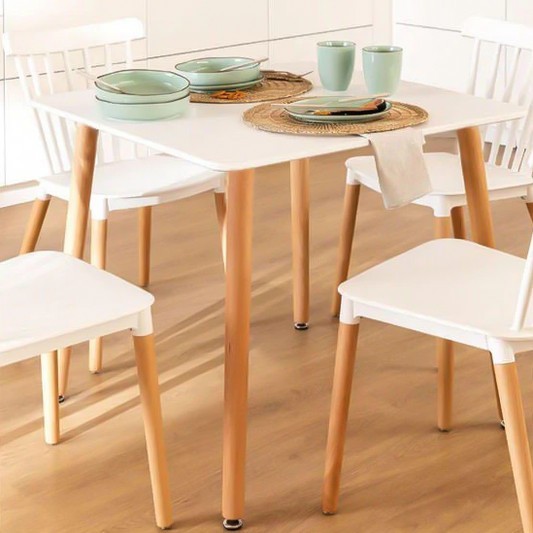 ترابيزة طعام بدون كراسي - 80×80سم - SHAM125