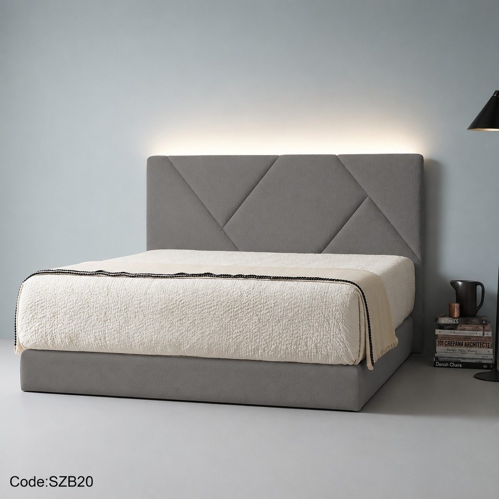 سرير كابتونيه تصميم مودرن 160 سم – SZB20