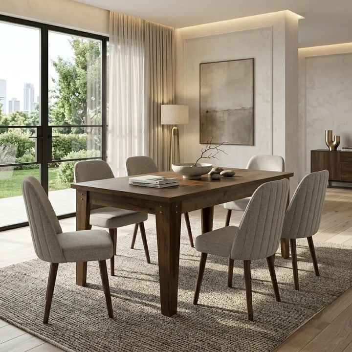 Dining Table + Chairs Novine – ترابيزة وكراسي سفرة نوفين