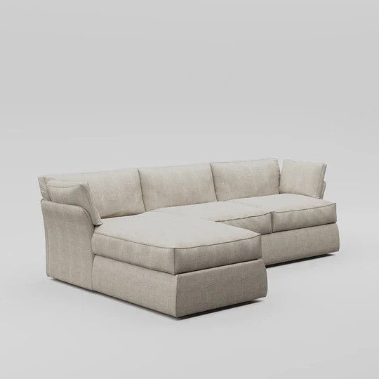 Plush L-Shape Sofa