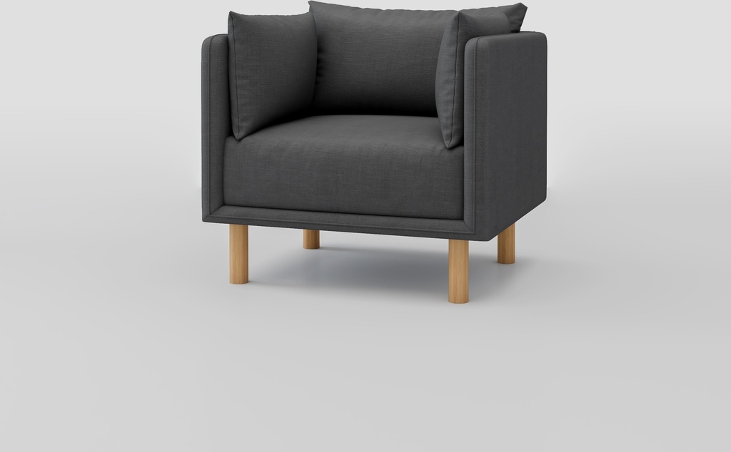 Mcann Wooden Legs Armchair