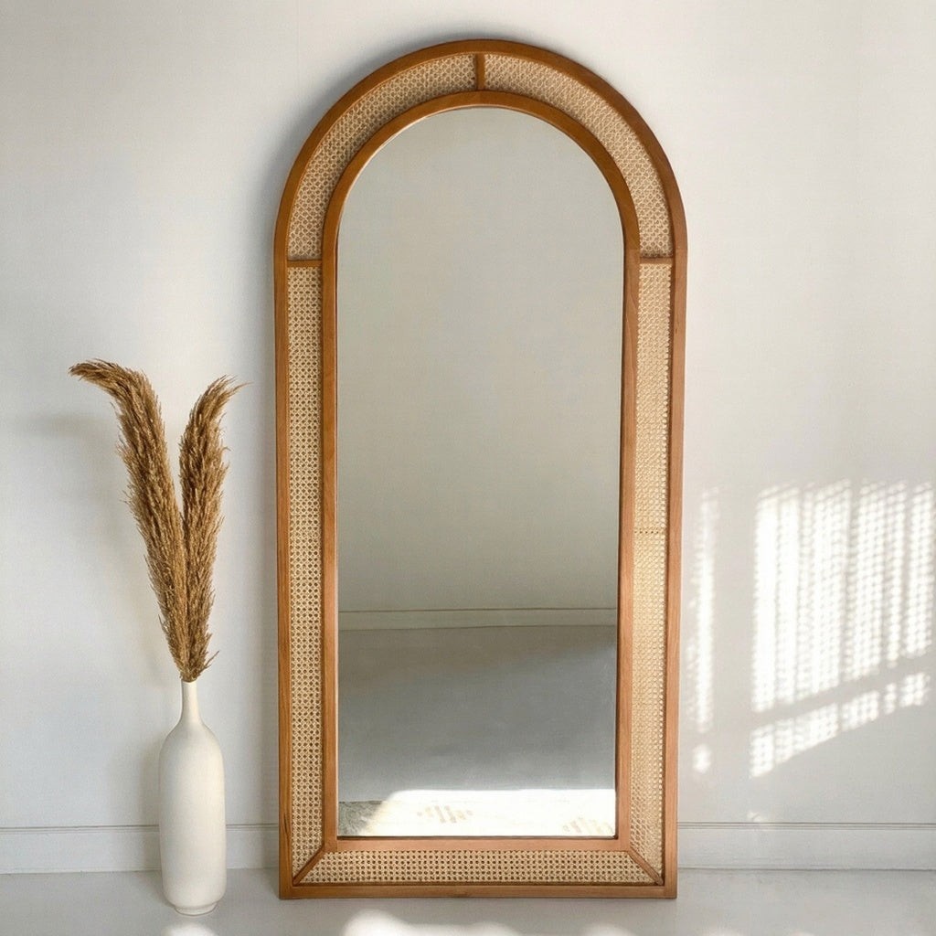 Rattan Mirror