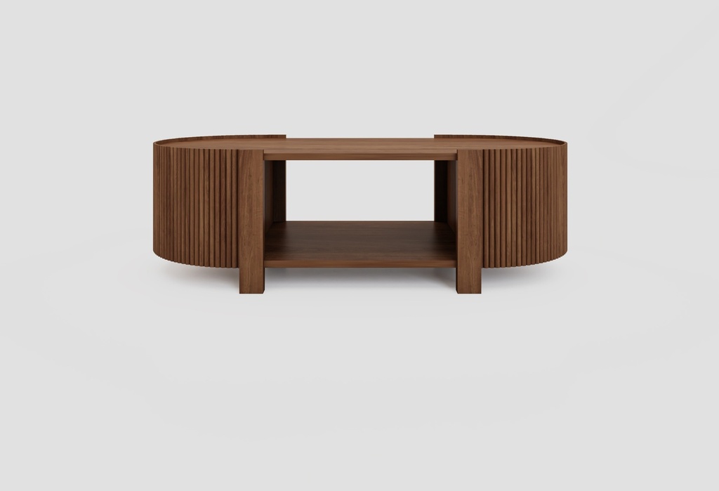 Fluted Door Middle Table
