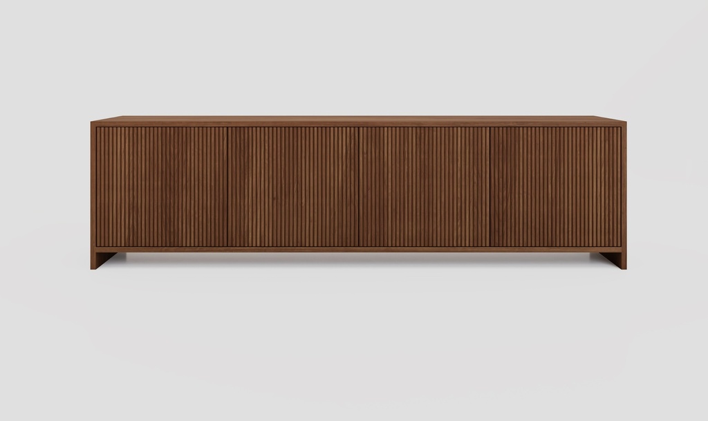 Fluted TV Unit