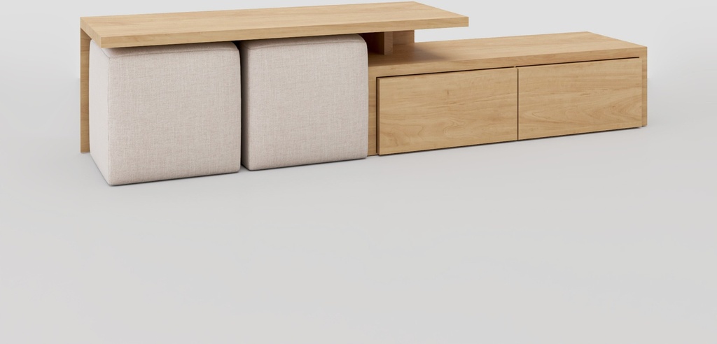 Double Deck TV Unit