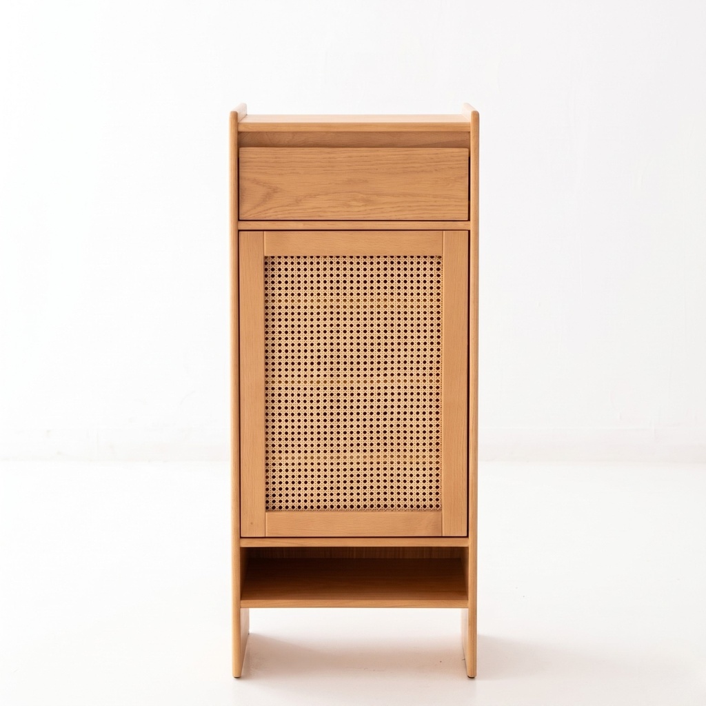 Simple Rattan Shoe Storage
