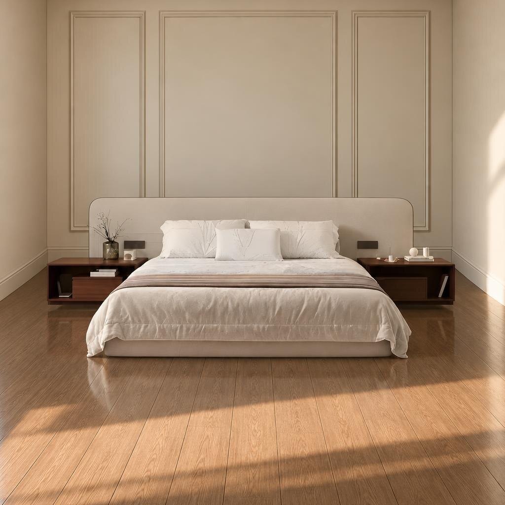 Briva Bed and Nightstand Set