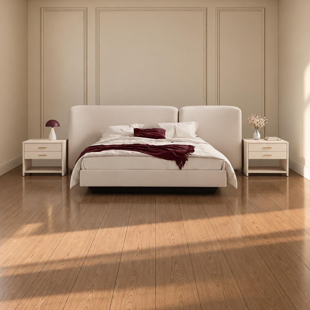 Dera Bed and Nightstand Set
