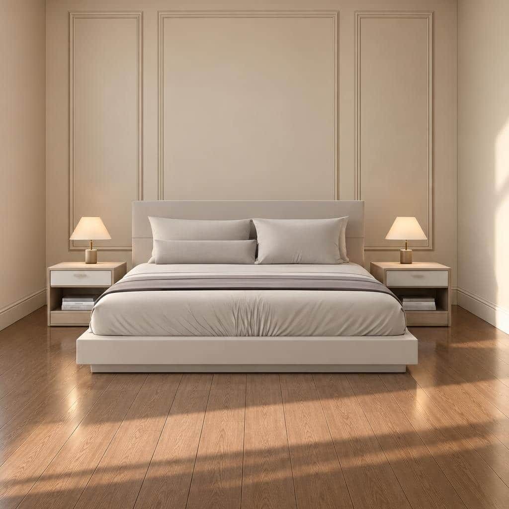 Dova Bed and Nightstand Set