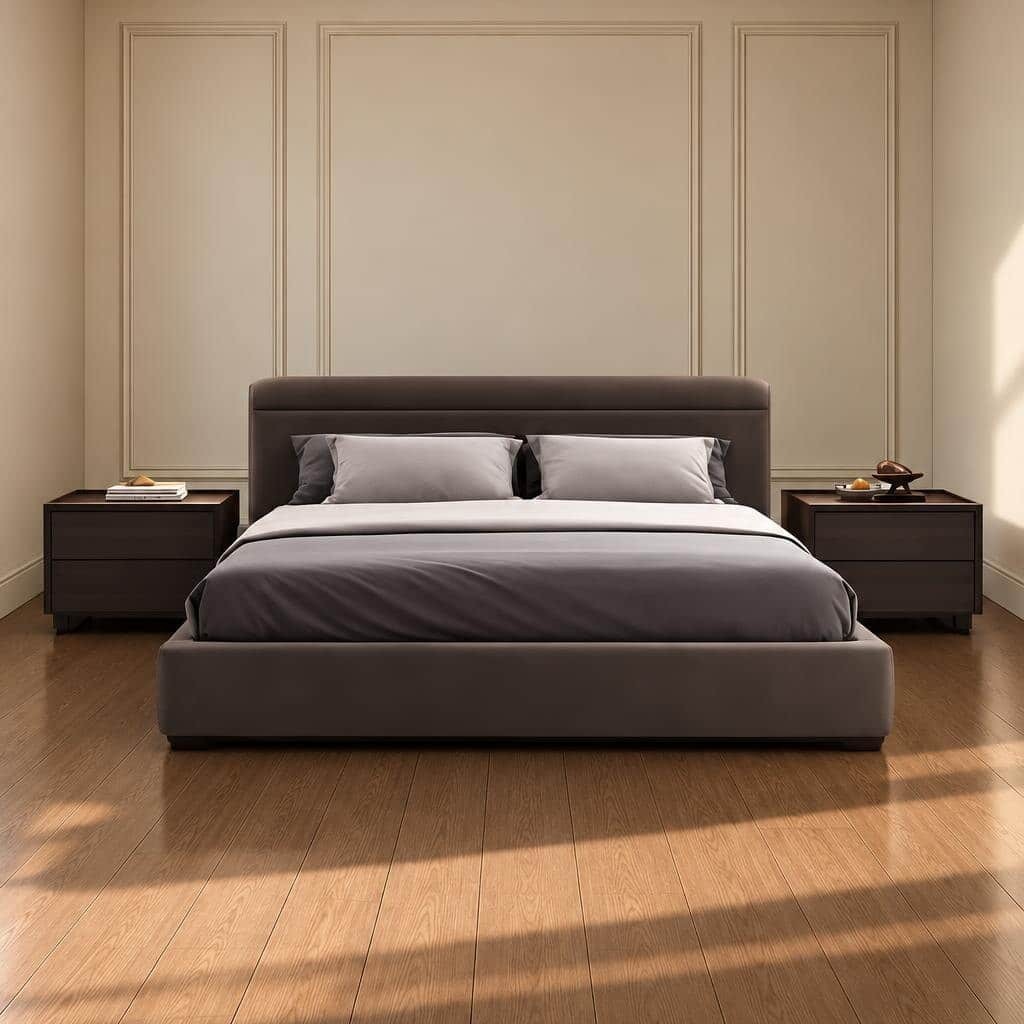 Duro Bed and Nightstand Set