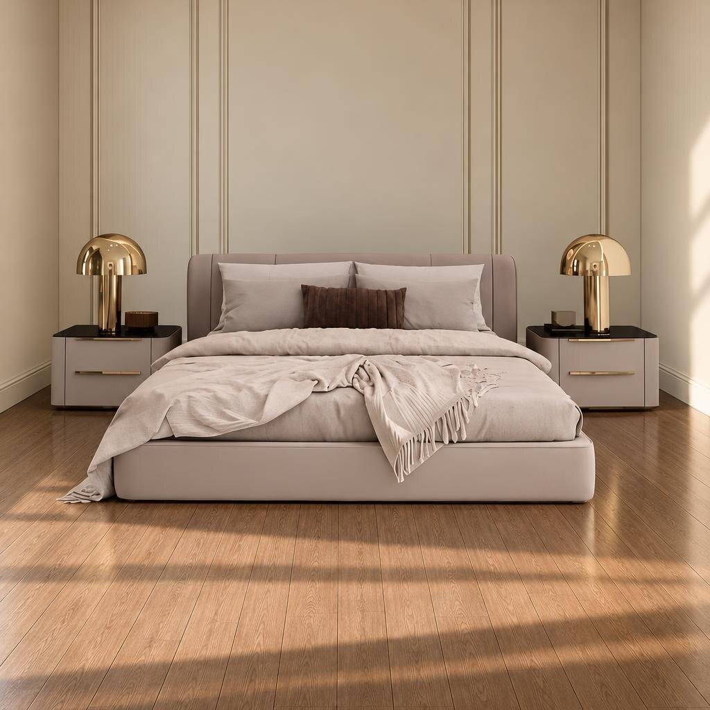 Kora Bed and Nightstand Set