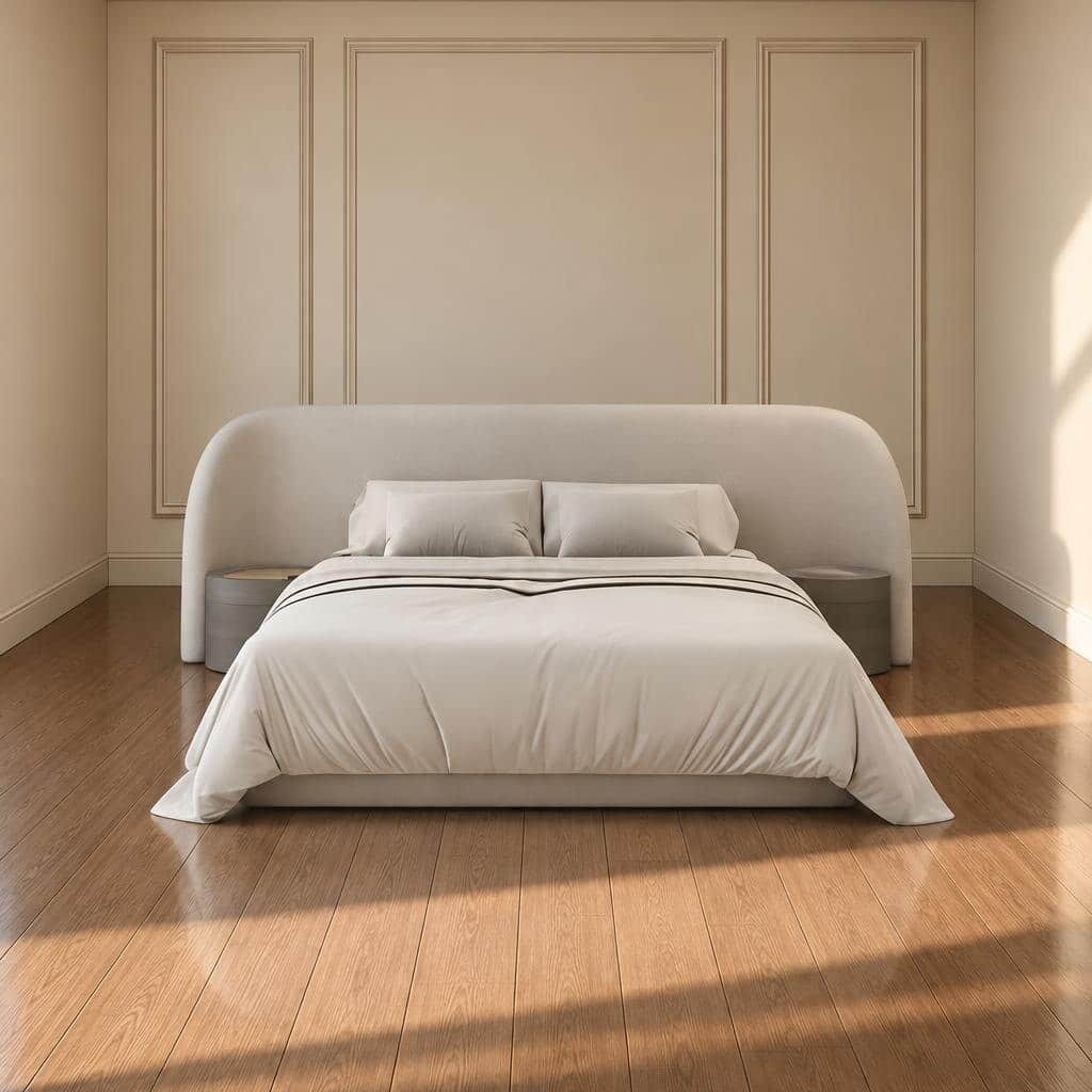 Laxo Bed and Nightstand Set