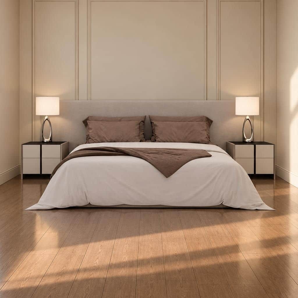 Avela Bed and Nightstand Set
