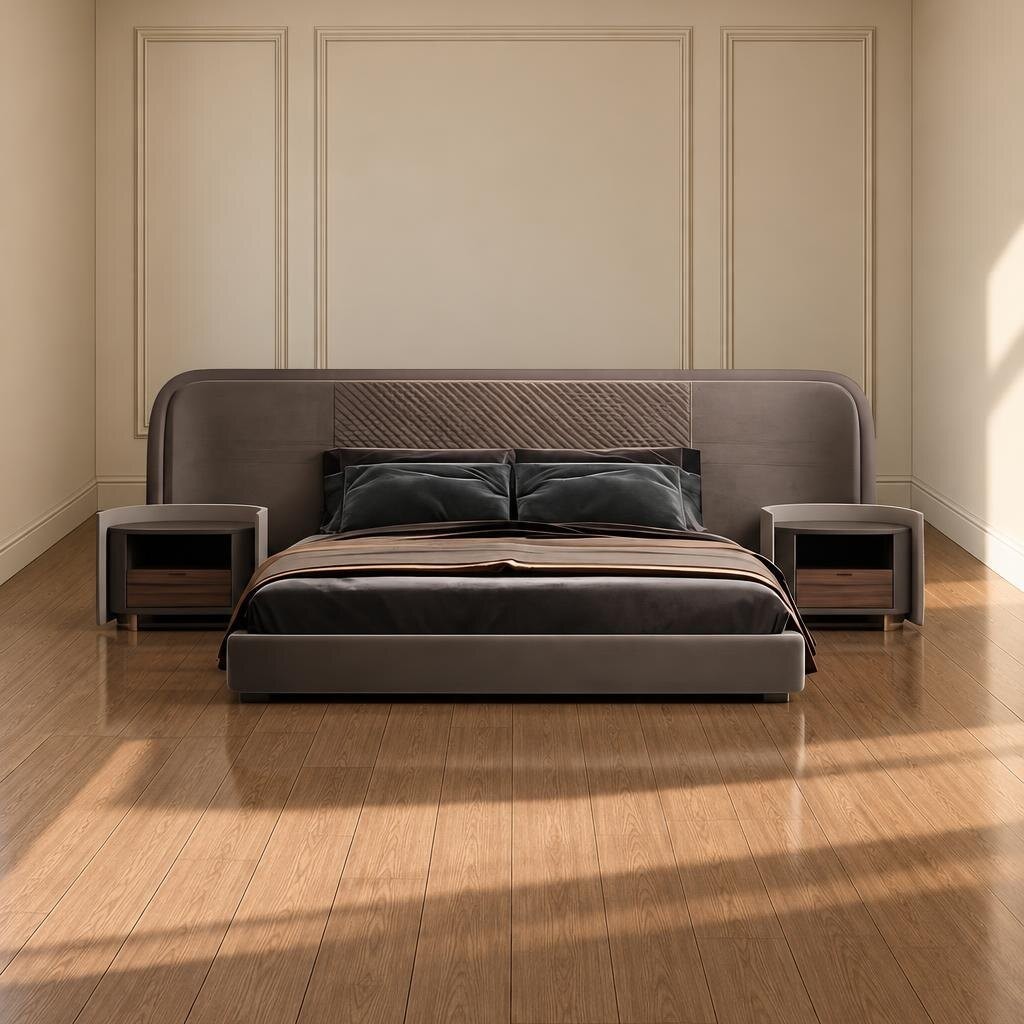 Lora Bed and Nightstand Set
