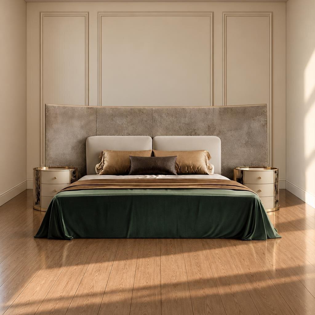 Mova Bed and Nightstand Set