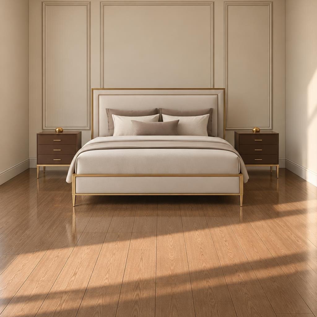 Navo Bed and Nightstand Set