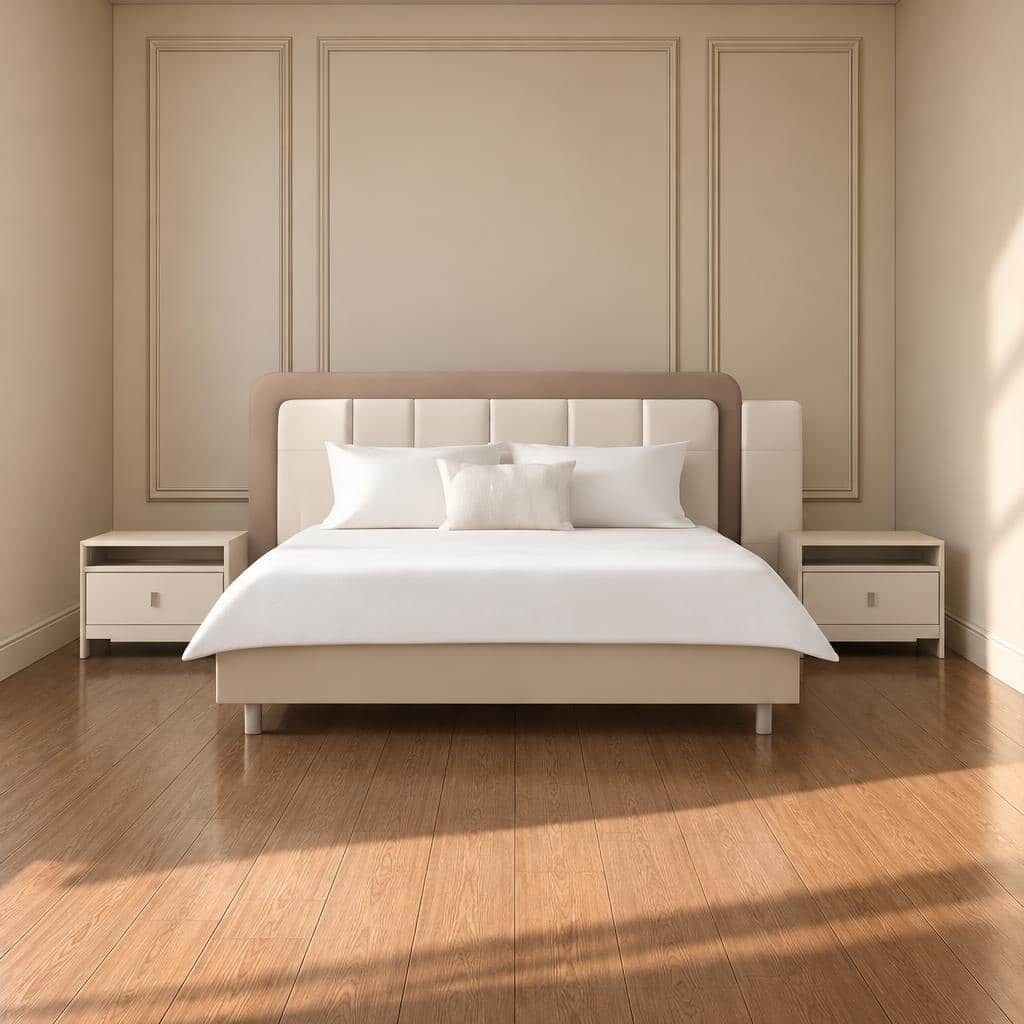 Rora Bed and Nightstand Set