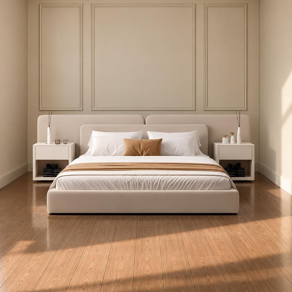 Rova Bed and Nightstand Set