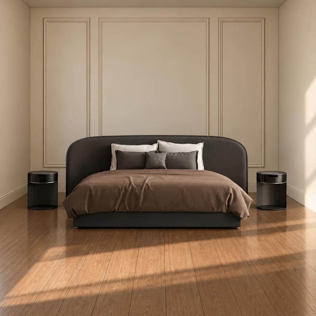 Seno Bed and Nightstand Set