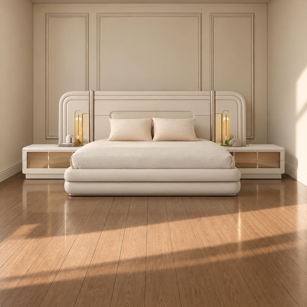 Sera Bed and Nightstand Set