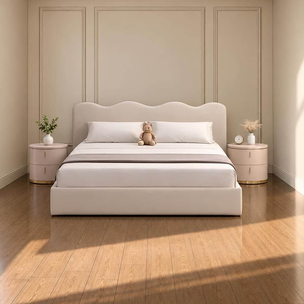 Tero Bed and Nightstand Set