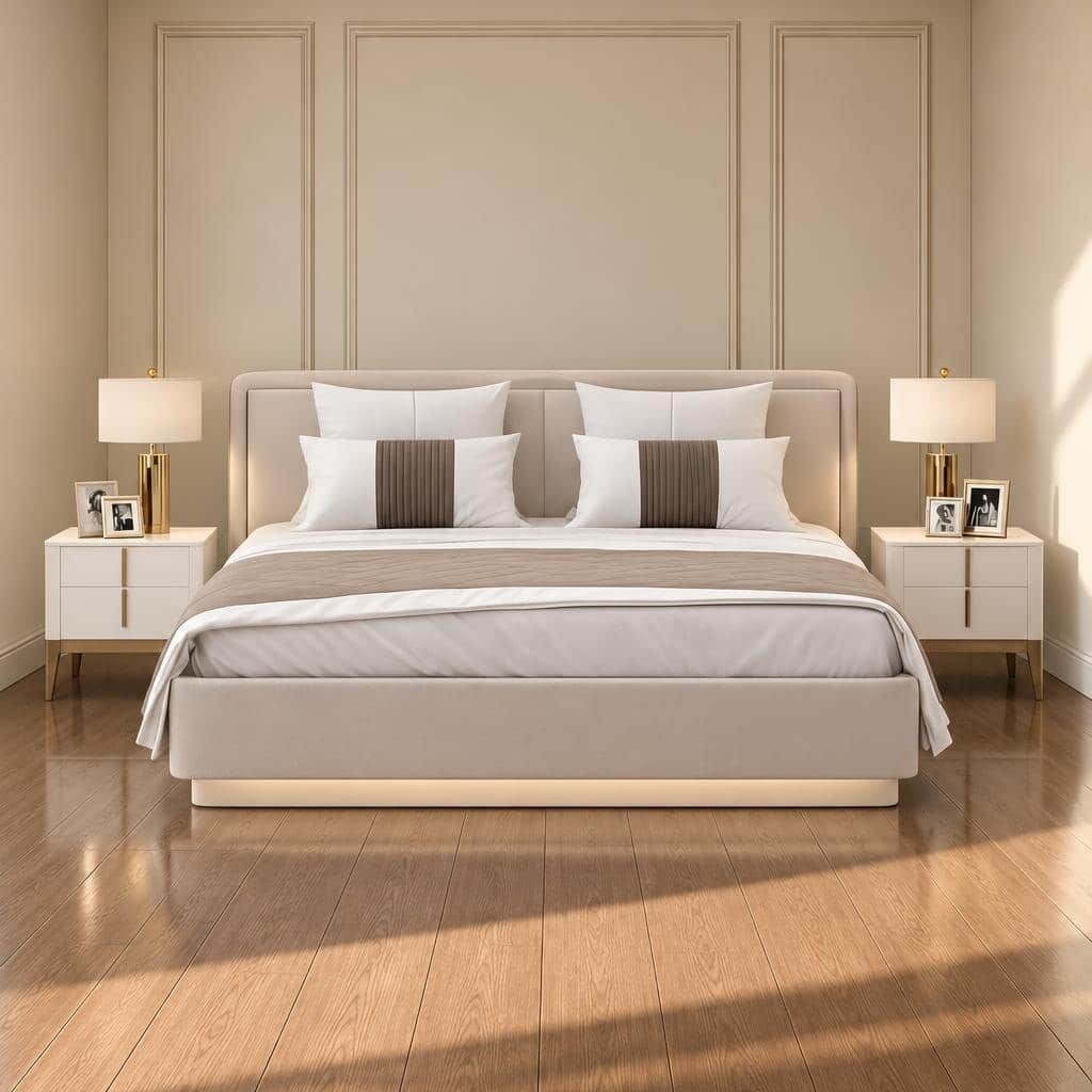 Tora Bed and Nightstand Set