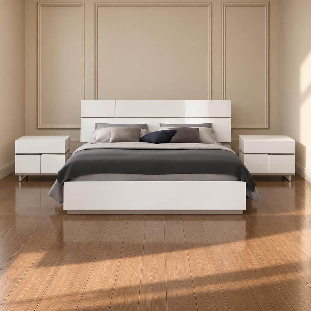Vino Bed and Nightstand Set