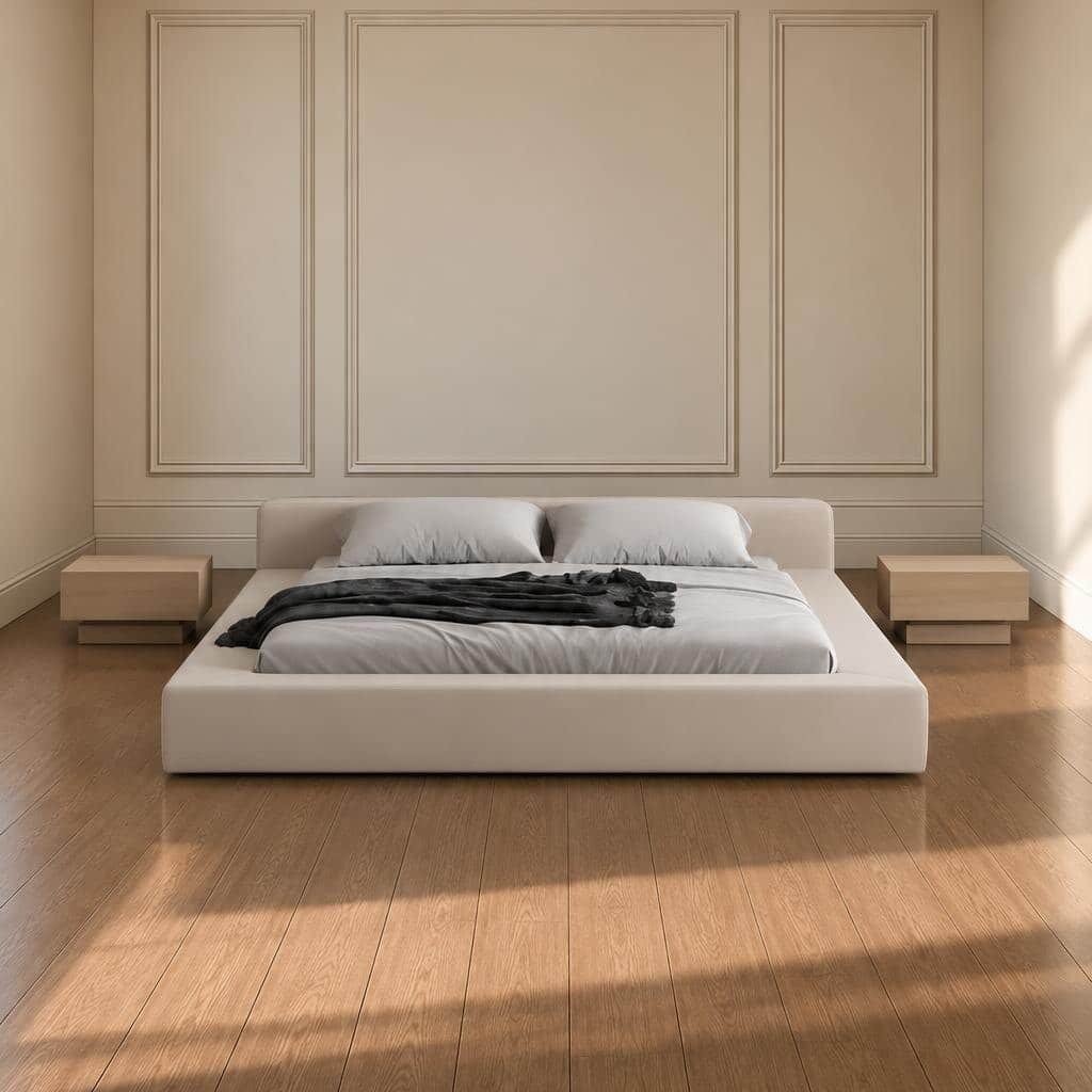 Vila Bed and Nightstand Set