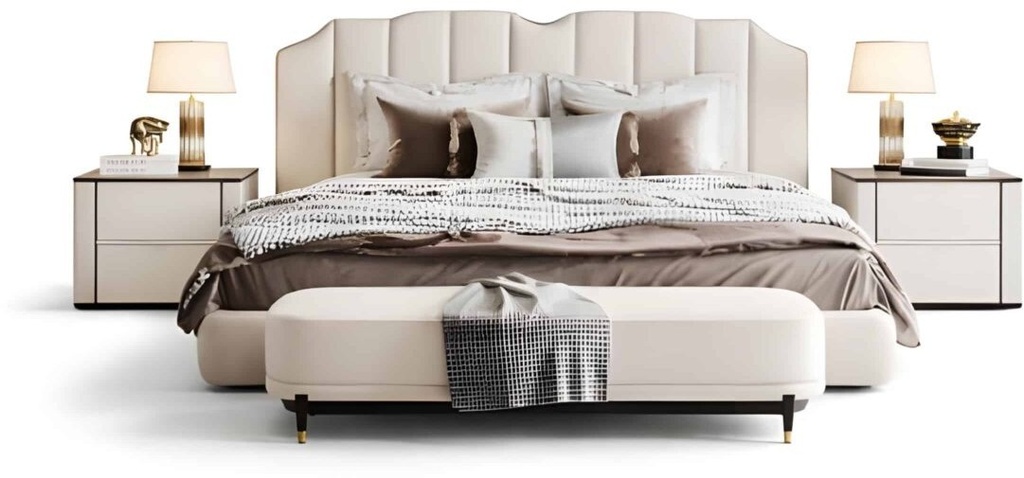 Talo Bed and Nightstand Set