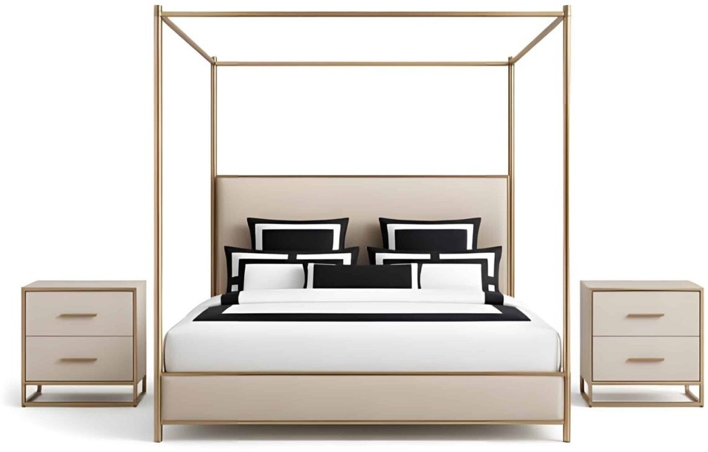 Riva Bed and Nightstand Set